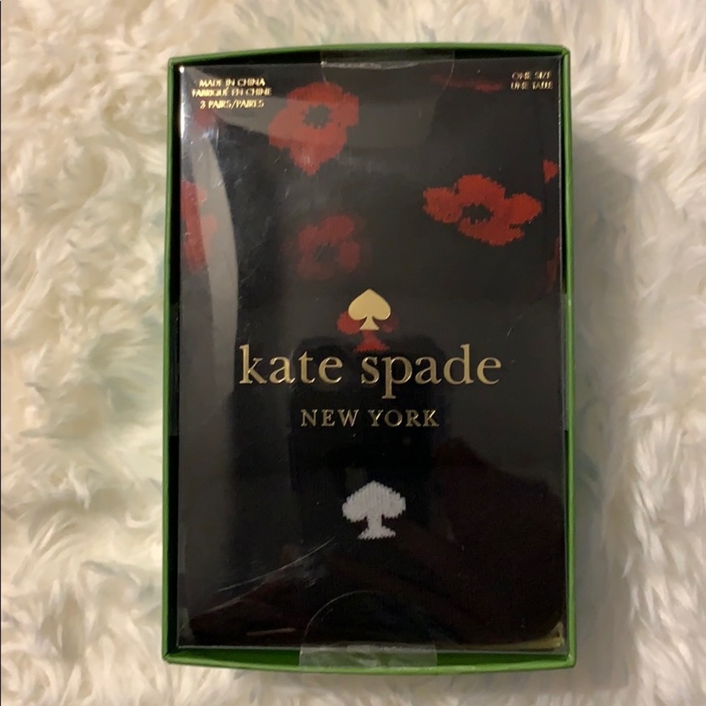NWT~ women’s new Kate spade socks